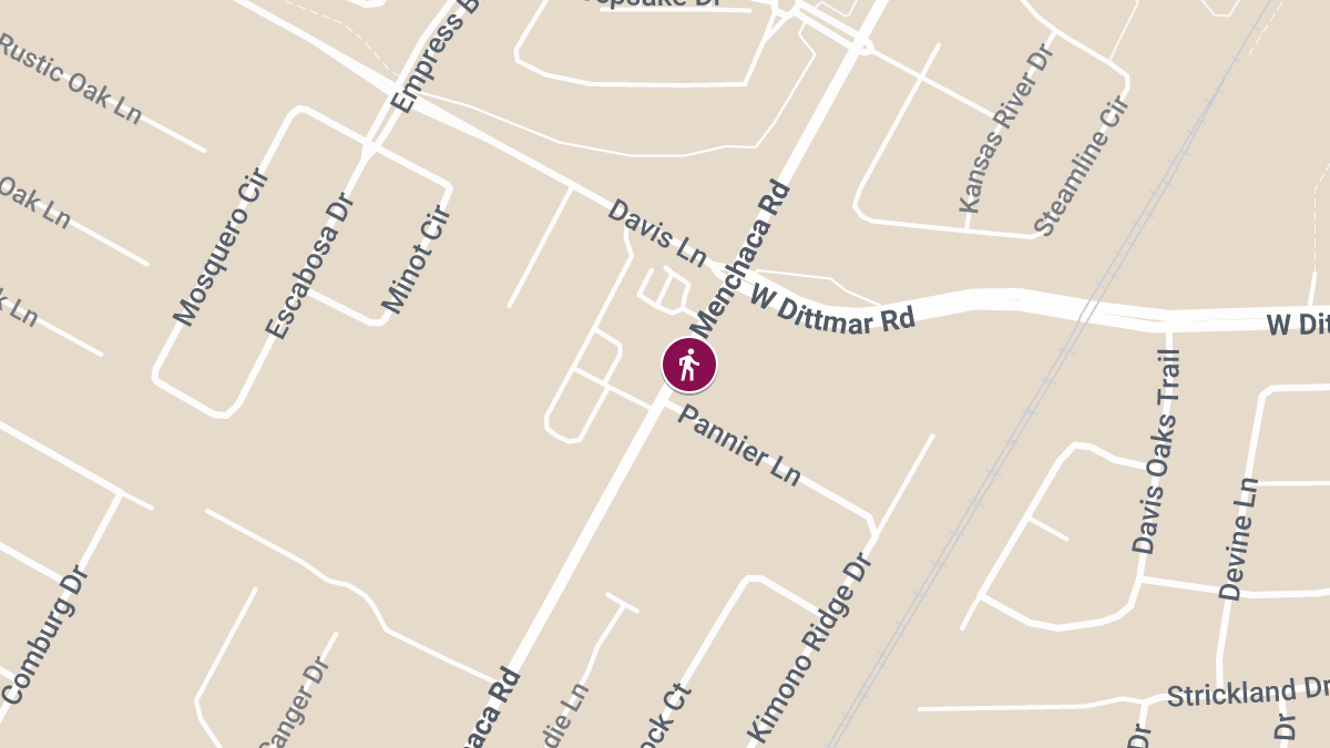 Pedestrian Injured in Crash at Davis Ln & Menchaca Rd