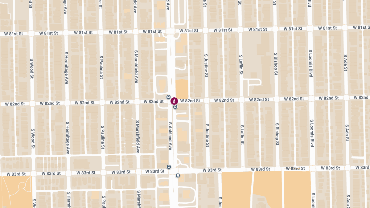 Pedestrian Injured in Crash at W 82nd St & Ashland Ave