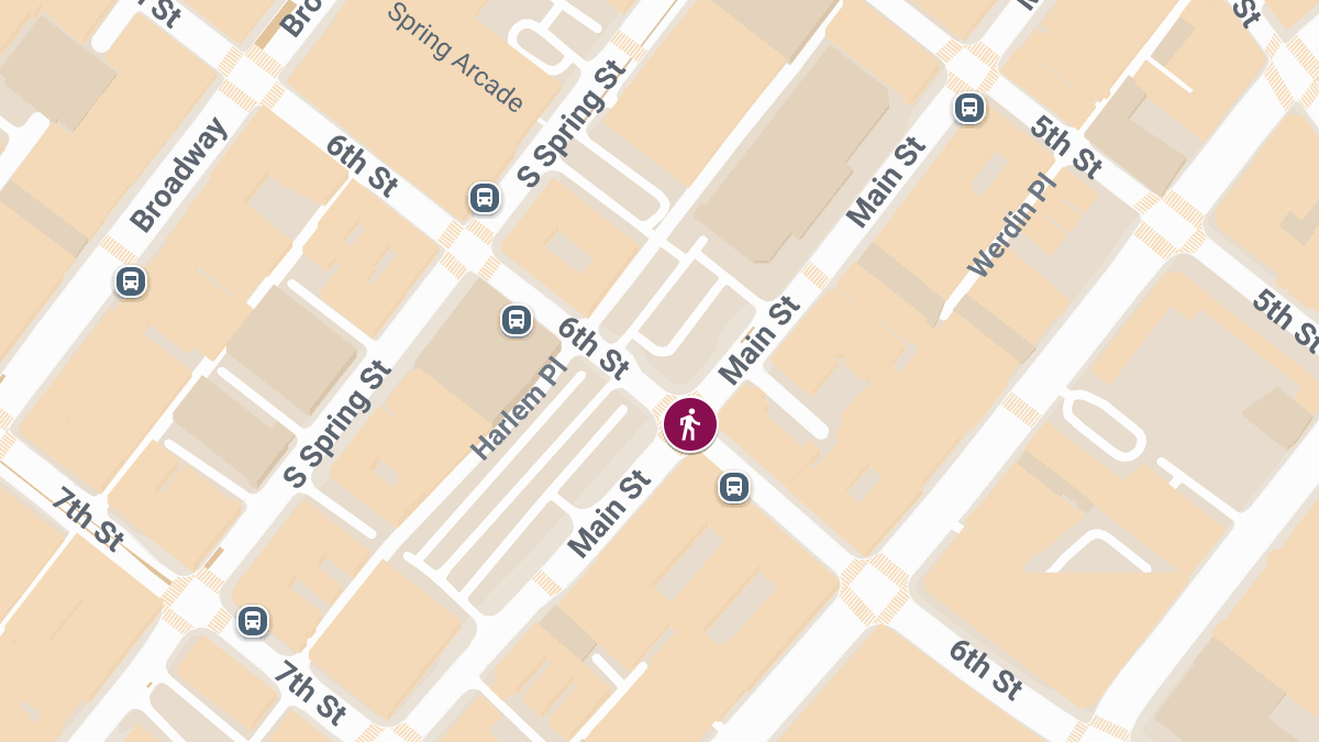 Pedestrian Injured in Hit-and-Run Collision at 6th St & Main St