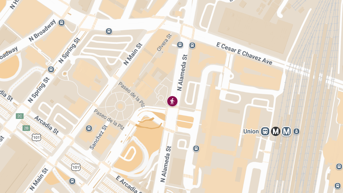 Pedestrian Injured in Hit-and-Run Near N Alameda St