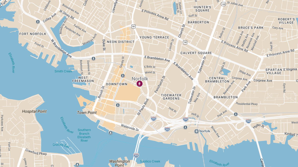 Pedestrian Injured in Hit-and-Run on Tidewater Blvd