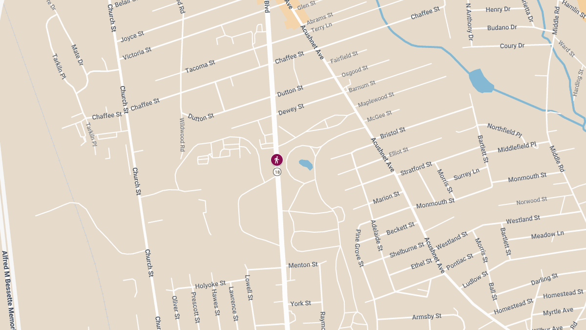 Pedestrian Injured in Traffic Accident at Route 18