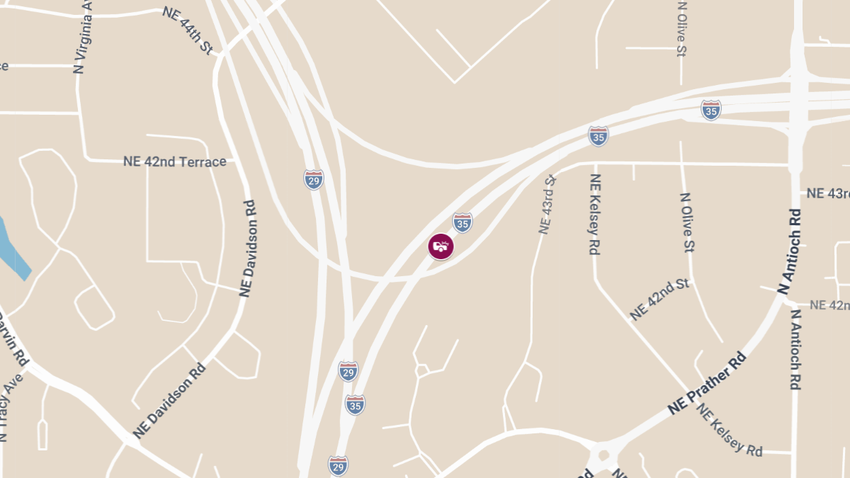 Pedestrian Injured on I-35 Ramp to 1-29 NB