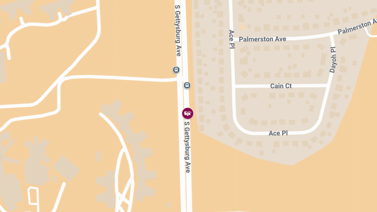 Pedestrian Injured on S Gettysburg Ave