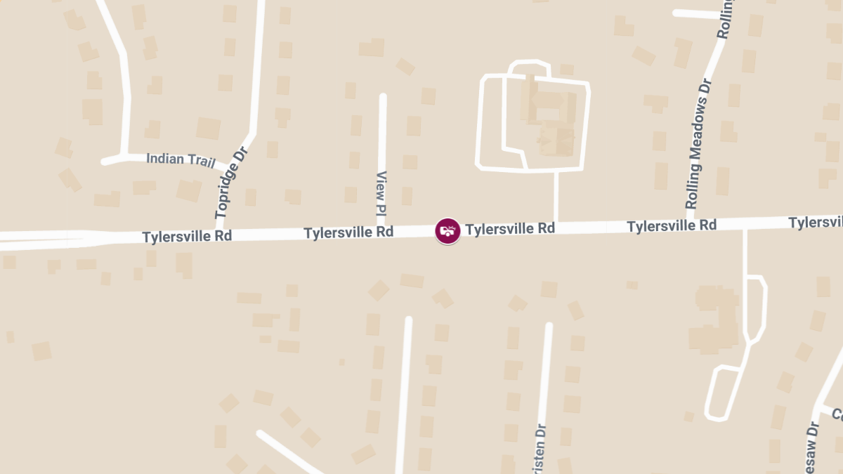 Pedestrian Injured on Tylersville Rd