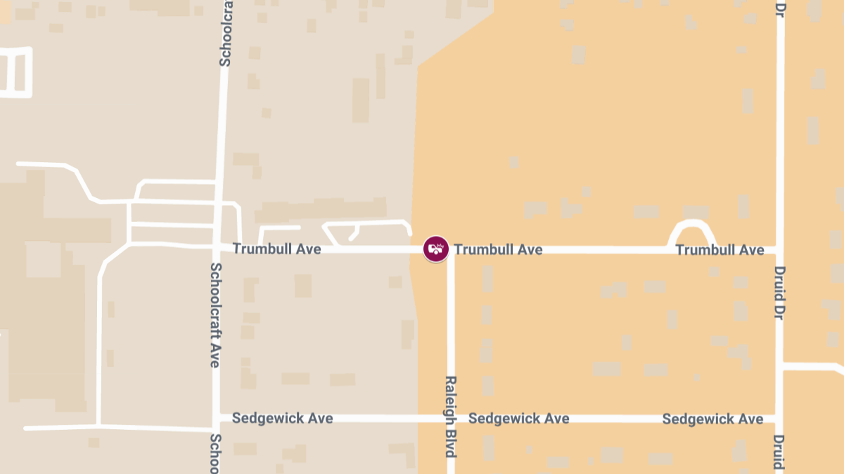 Pedestrian Injury Crash on SR 193 near Trumbull Ave