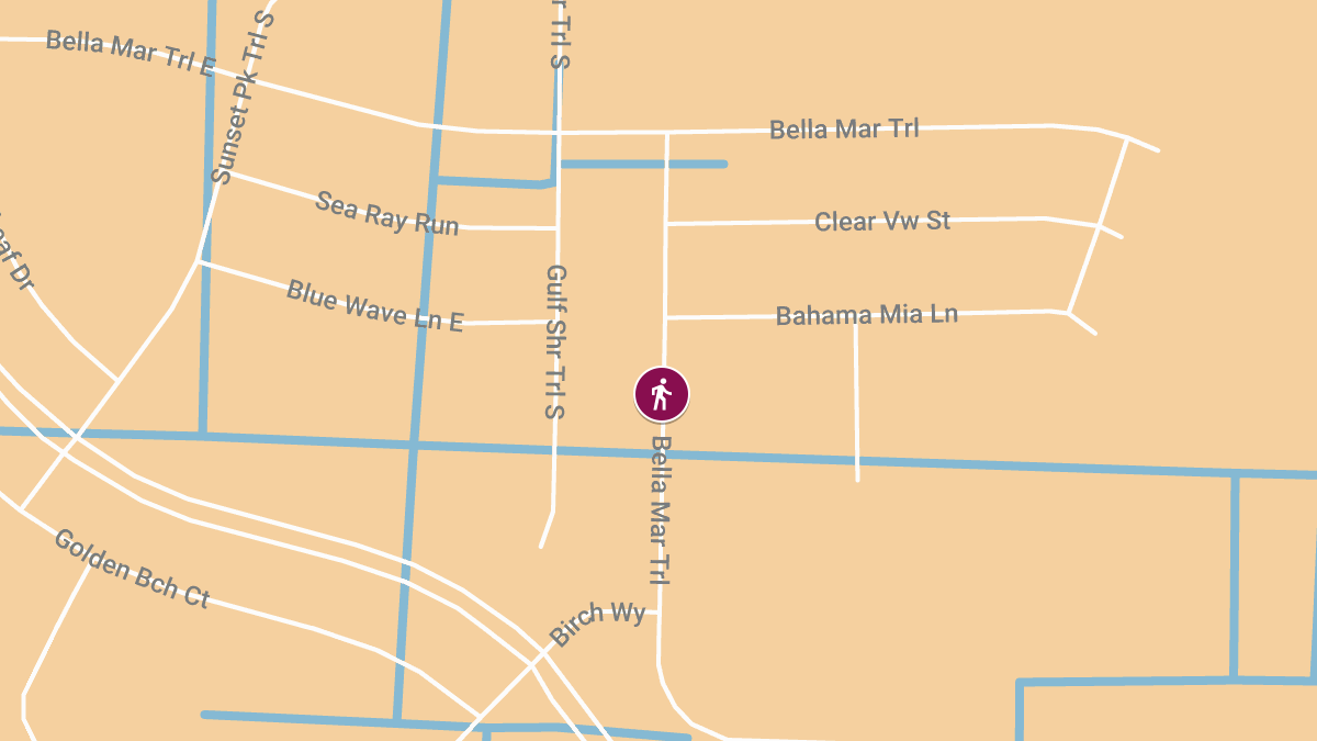 Pedestrian Killed by Dump Truck on Bella Mar Trl