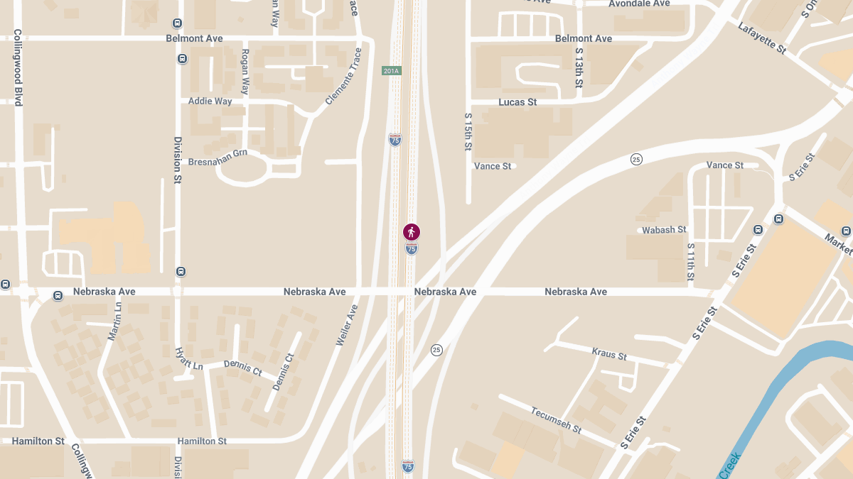 Pedestrian Killed in Crash on I-75 near Nebraska Ave