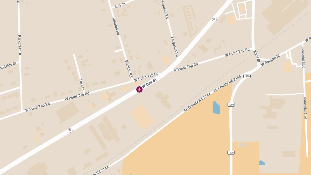 Pedestrian Killed in Crash on W Oak St