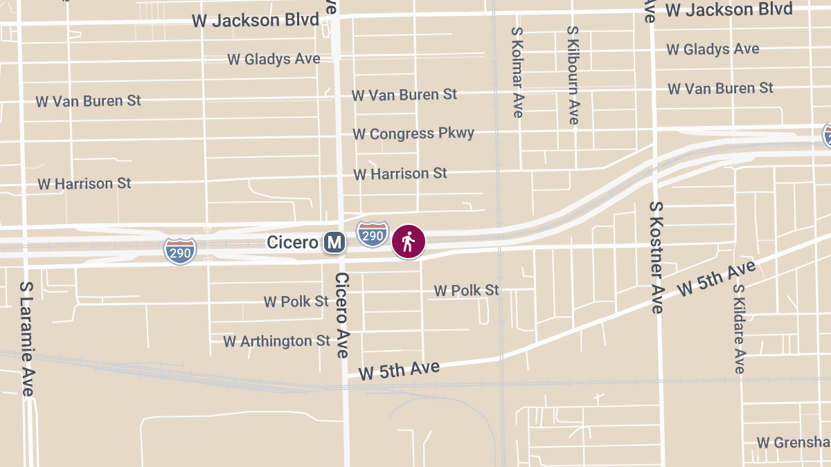 Pedestrian Killed on I-290 Near Kostner Ave