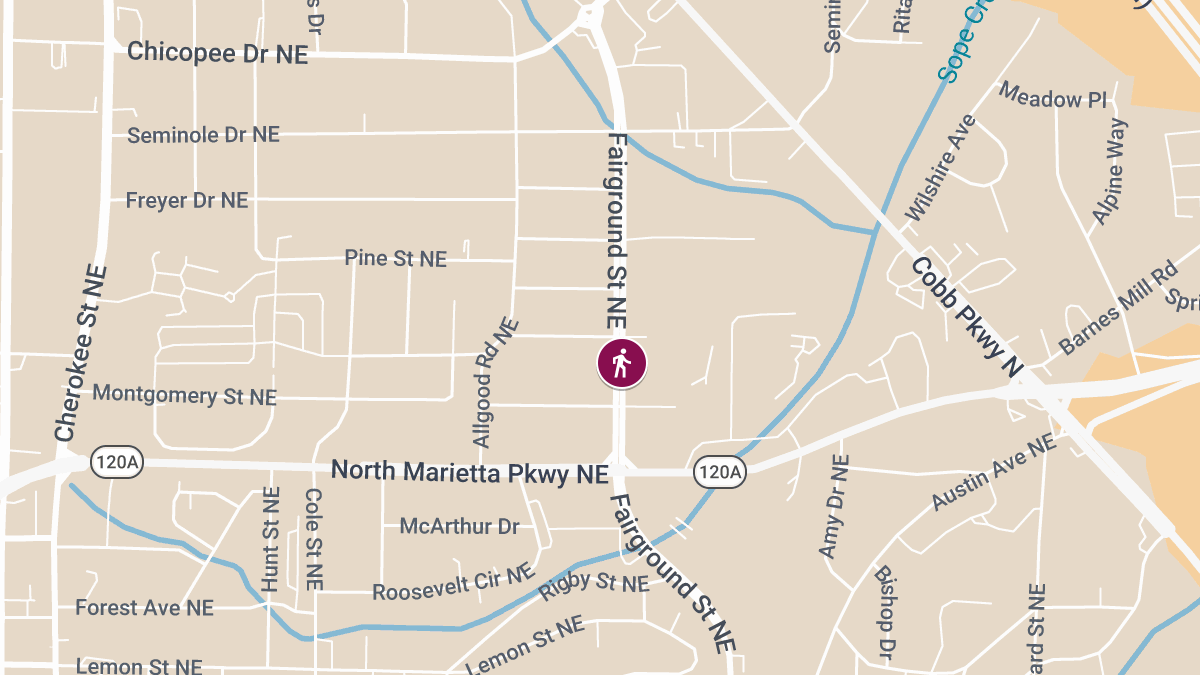 Pedestrian Seriously Hurt on N Fairground St