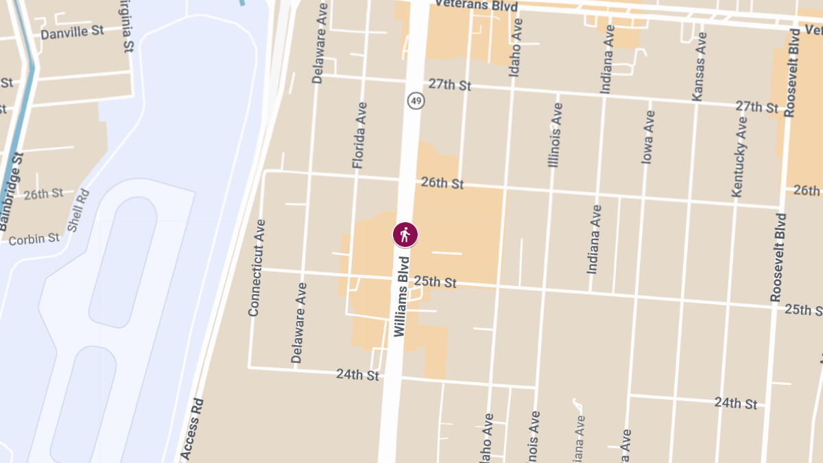Pedestrian Struck, Injured in Collision on Williams Blvd