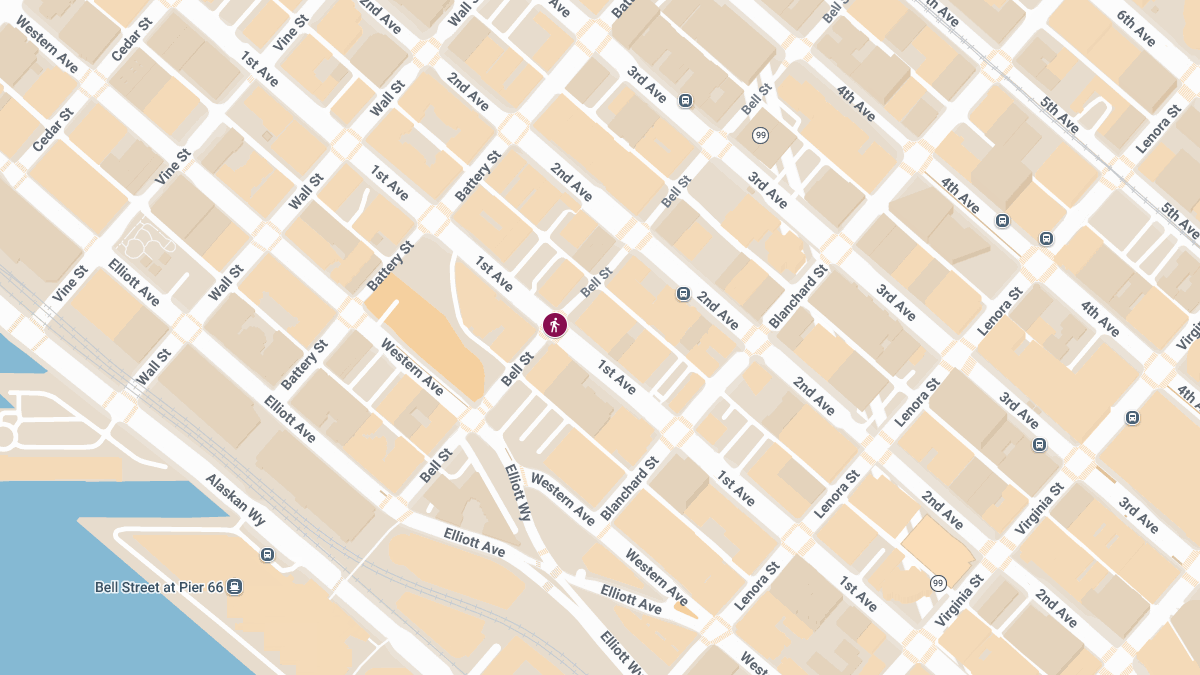 Pedestrian Struck at 1st Ave and Bell St