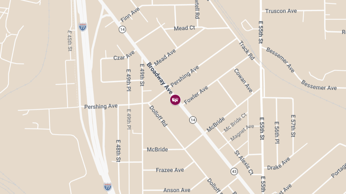 Pedestrian Struck on 5100 Broadway Ave