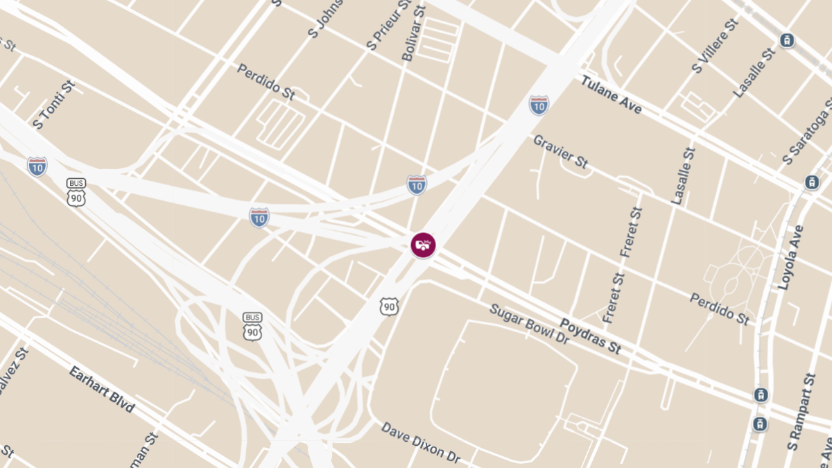 Person Trapped After Crash Near I-10 & Poydras St