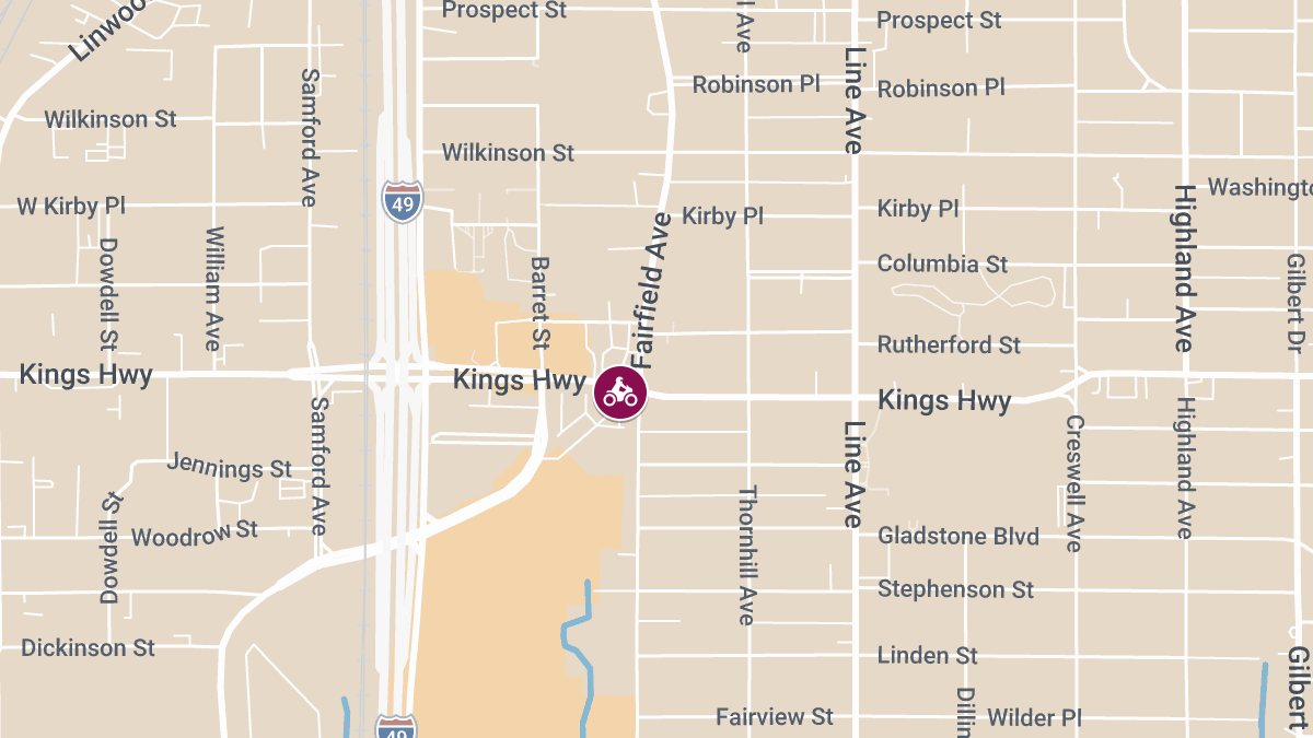 Rider Injured in Motorcycle Crash on Kings Hwy