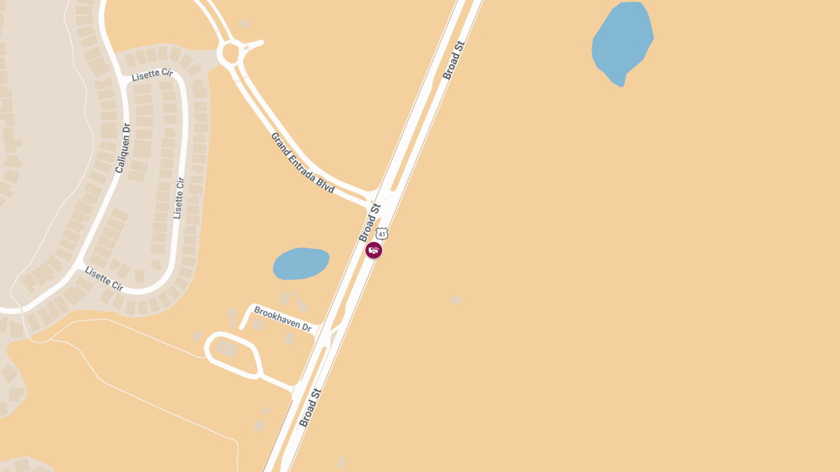 Rollover Crash With Injuries on US-41 near Grand Entrada Blvd