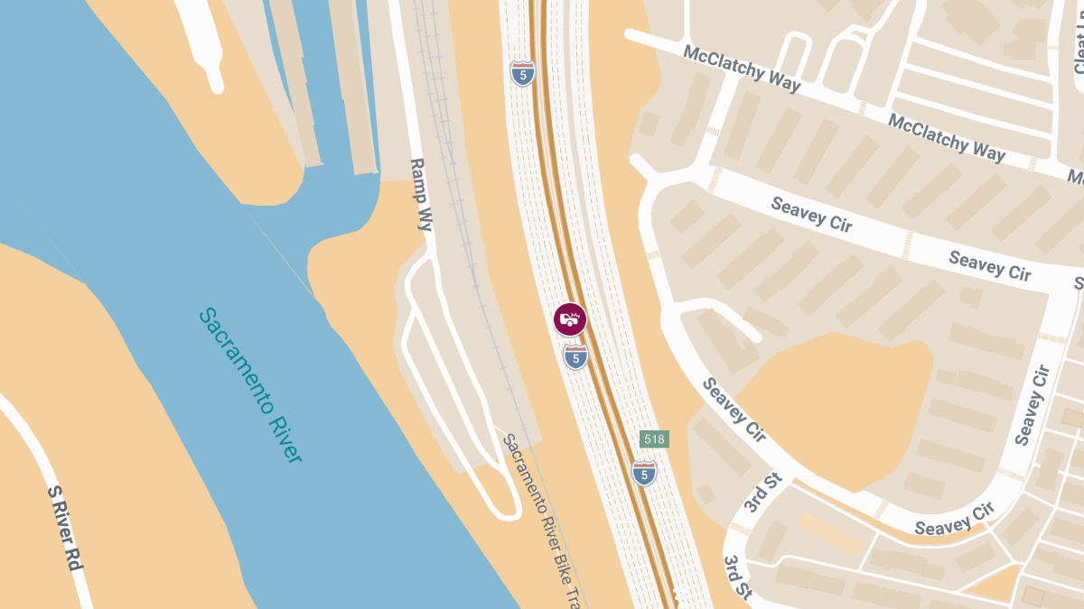 SUV Involved in Accident With Injuries on I-5 Fwy