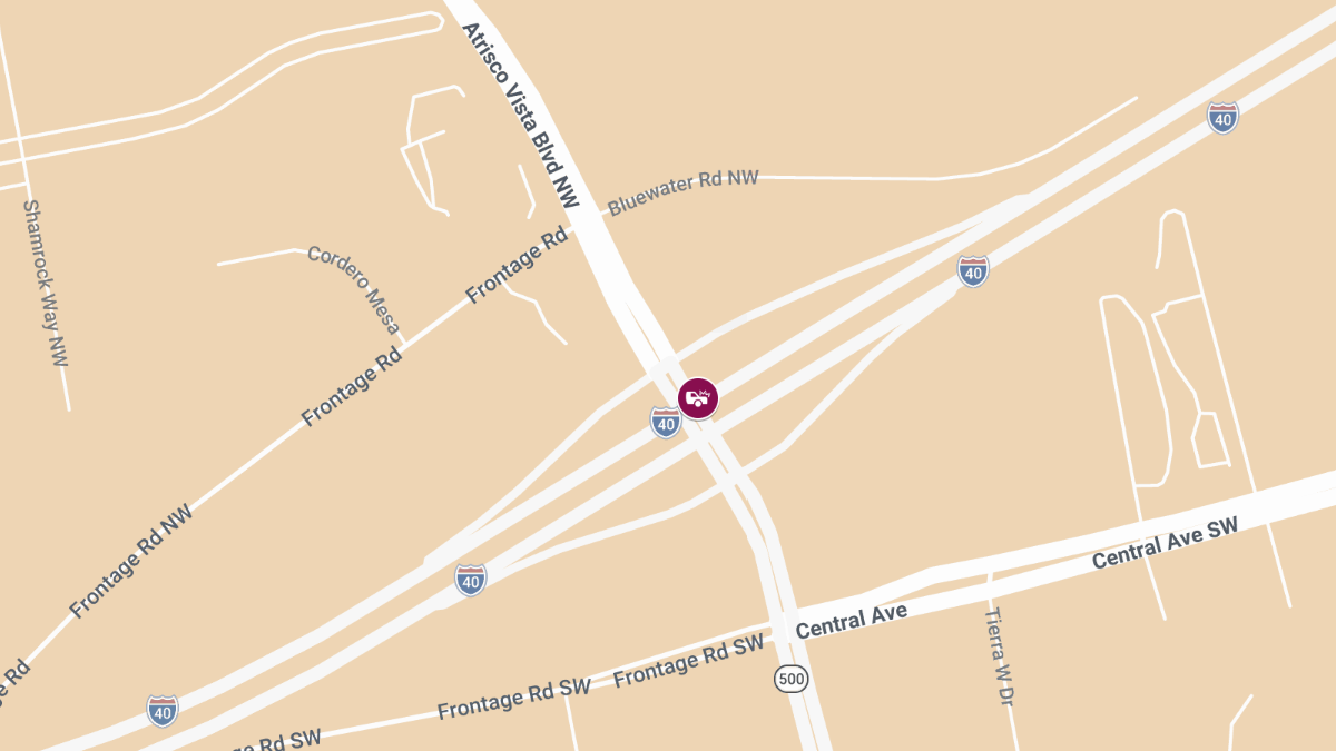 Semi-Truck Rollover Crash Closes I-40 EB at Atrisco Vista Blvd