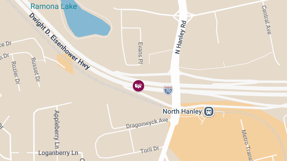 Serious Injuries in I-70 Crash Near Hanley Rd