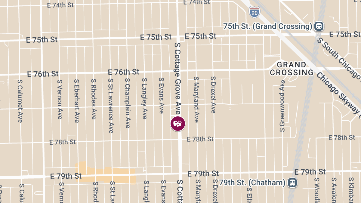 Serious Injury Accident on S Cottage Grove Ave