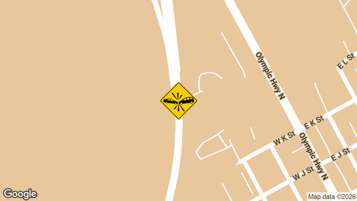 Two people were hurt after a van overturned and was later struck by another vehicle on US Highway 101 near Sanderson Field.