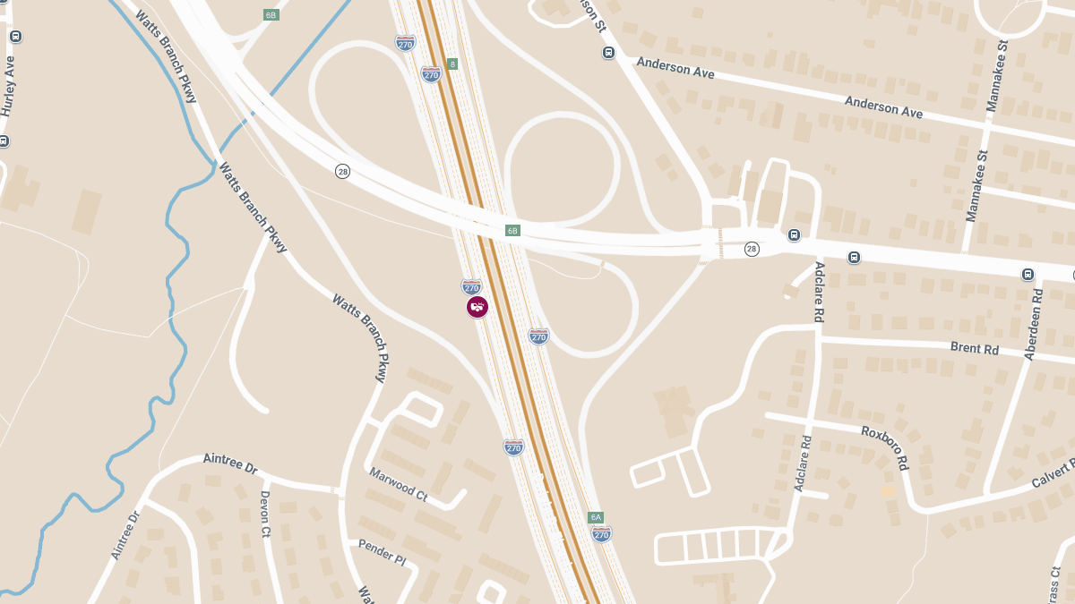 Six Evaluated After Crash on NB I-270 Past Exit 6B