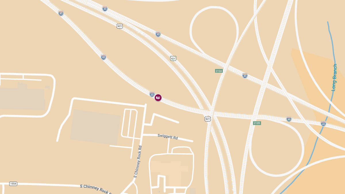 Greensboro, NC – Six-Vehicle Crash on I-40 Near US-421 Causes Injuries