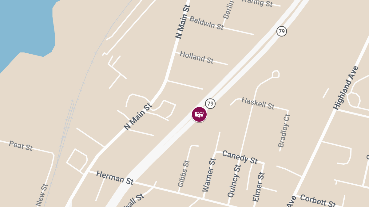 State Trooper Hospitalized After Cruiser Struck on Rte 79 S Near N Main St