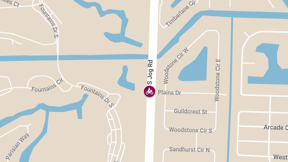 Teen Killed in Motorcycle Crash on S Jog Rd