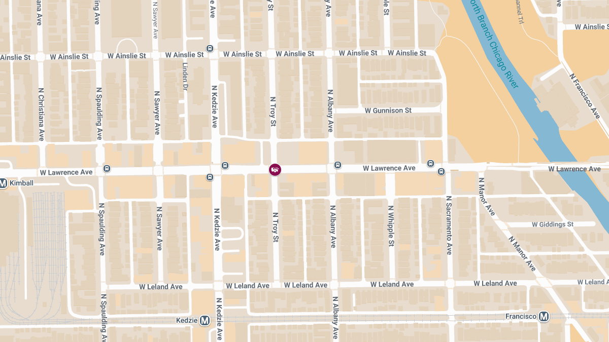 Three-Car Crash With Injuries at Troy St & Lawrence Ave