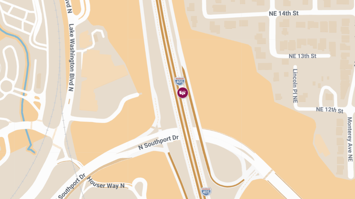 Three-Vehicle Crash on I-405 Off-Ramp, One Injured
