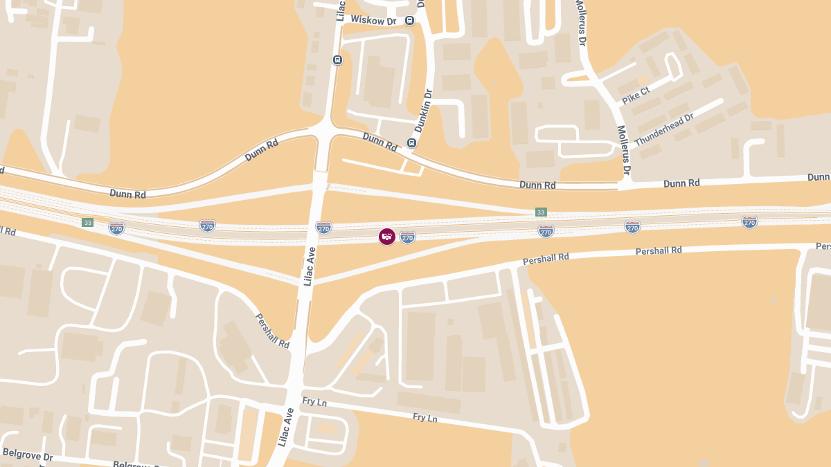 Three-Vehicle Crash with Injuries on I-270 EB