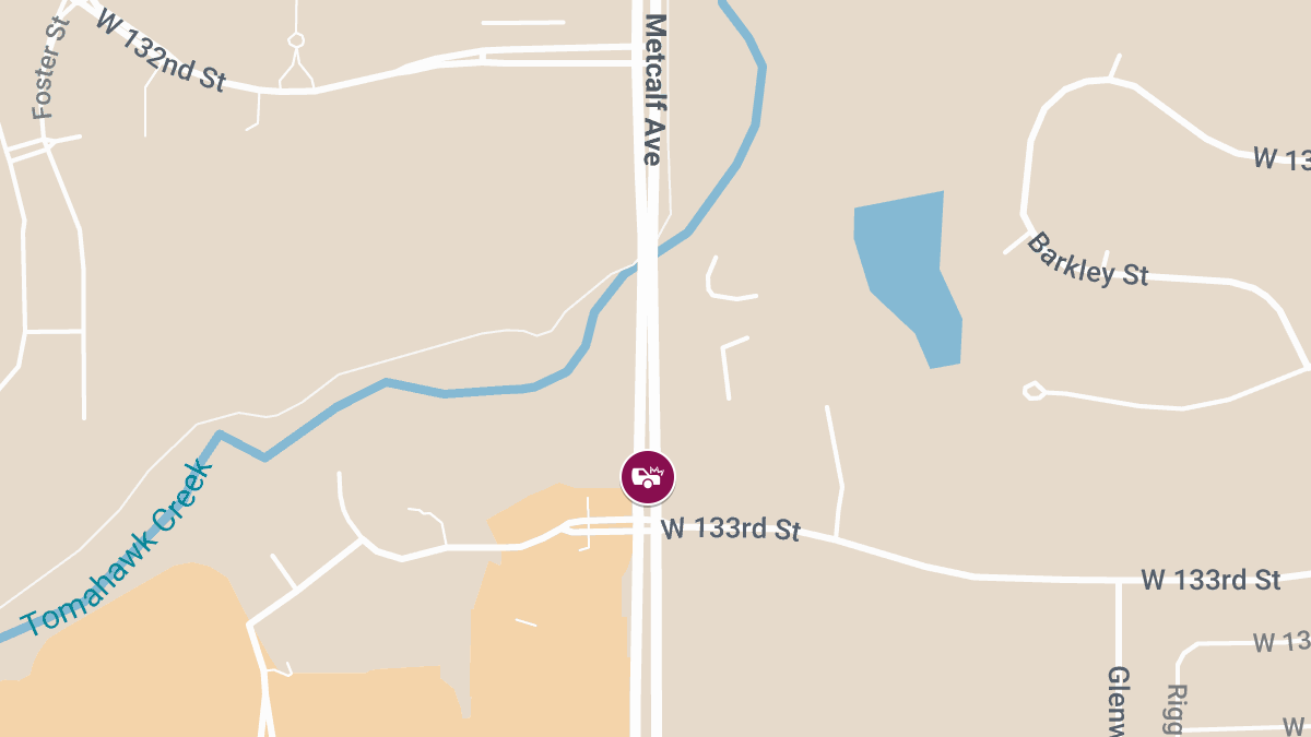 Three-Vehicle Injury Crash at 133rd & Metcalf