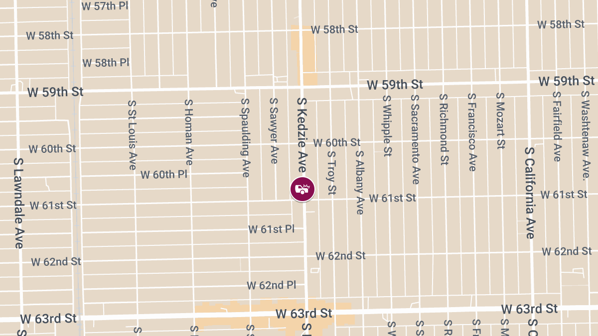 Three-Vehicle Injury Crash on S Kedzie Ave