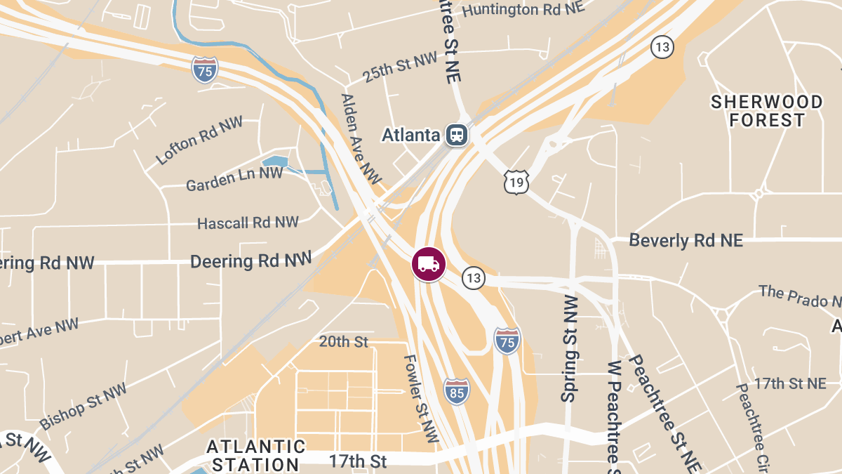 Tow Truck Driver Injured on I-75/85
