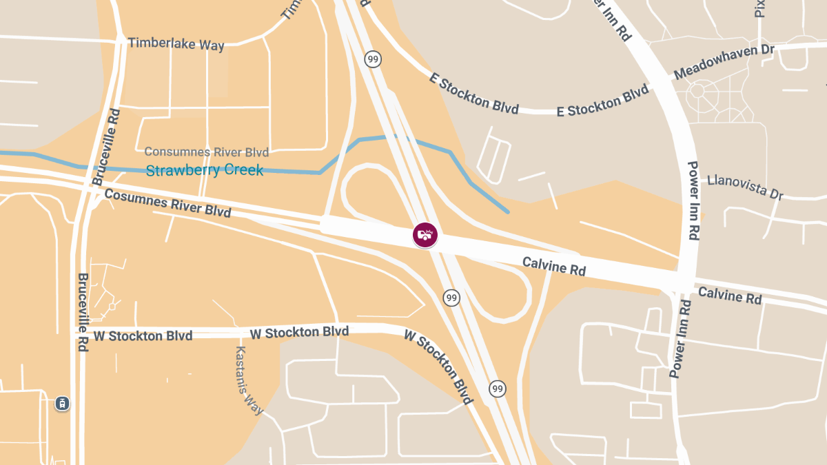 Traffic Accident With Injuries Reported at Cosumnes River Blvd & Hwy 99