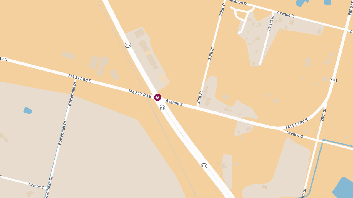 Traffic Accident With Injuries Reported at TX-146 & FM 517