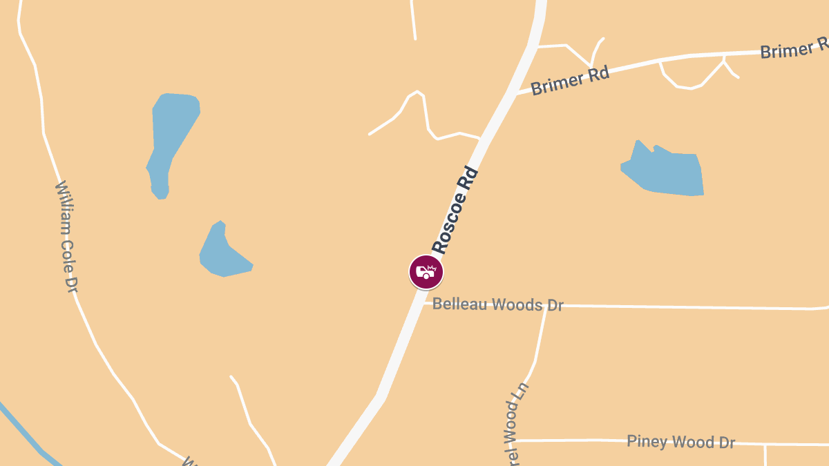 Traffic Accident With Injuries Reported on Roscoe Rd Near William Cole Dr