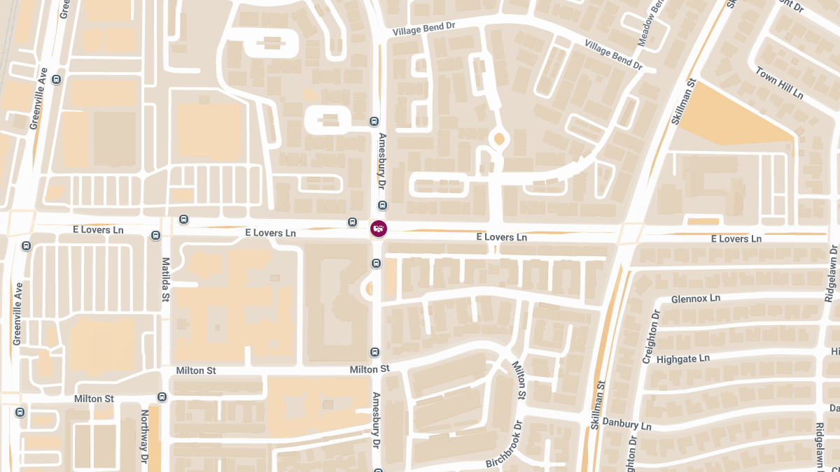 Traffic Accident With Injuries at Amesbury Dr & E Lovers Ln