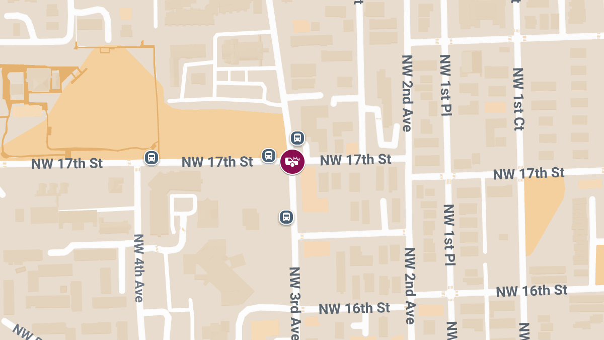 Traffic Accident With Injuries at NW 3rd Ave & NW 17th St