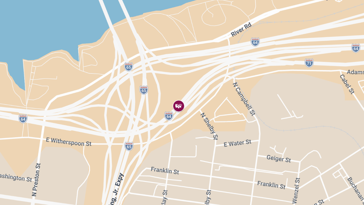 Traffic Accident With Injuries on I-64 East Near Crittenden Dr