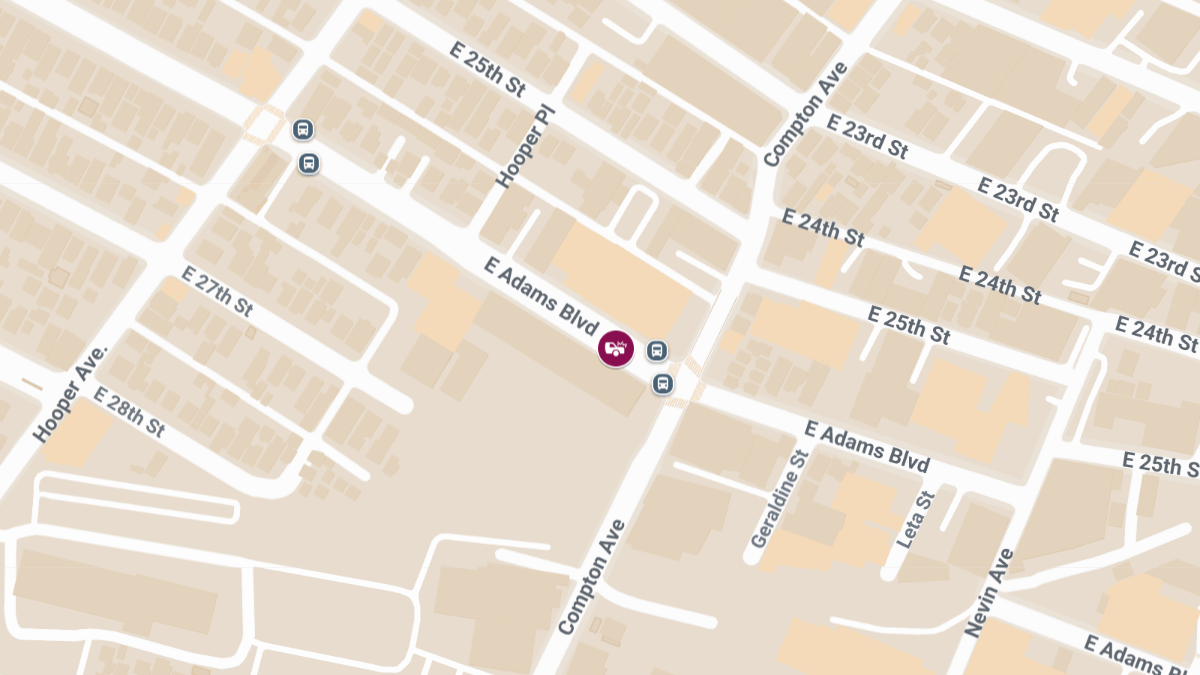 Traffic Collision Reported on W Adams Blvd Near Downing Ave