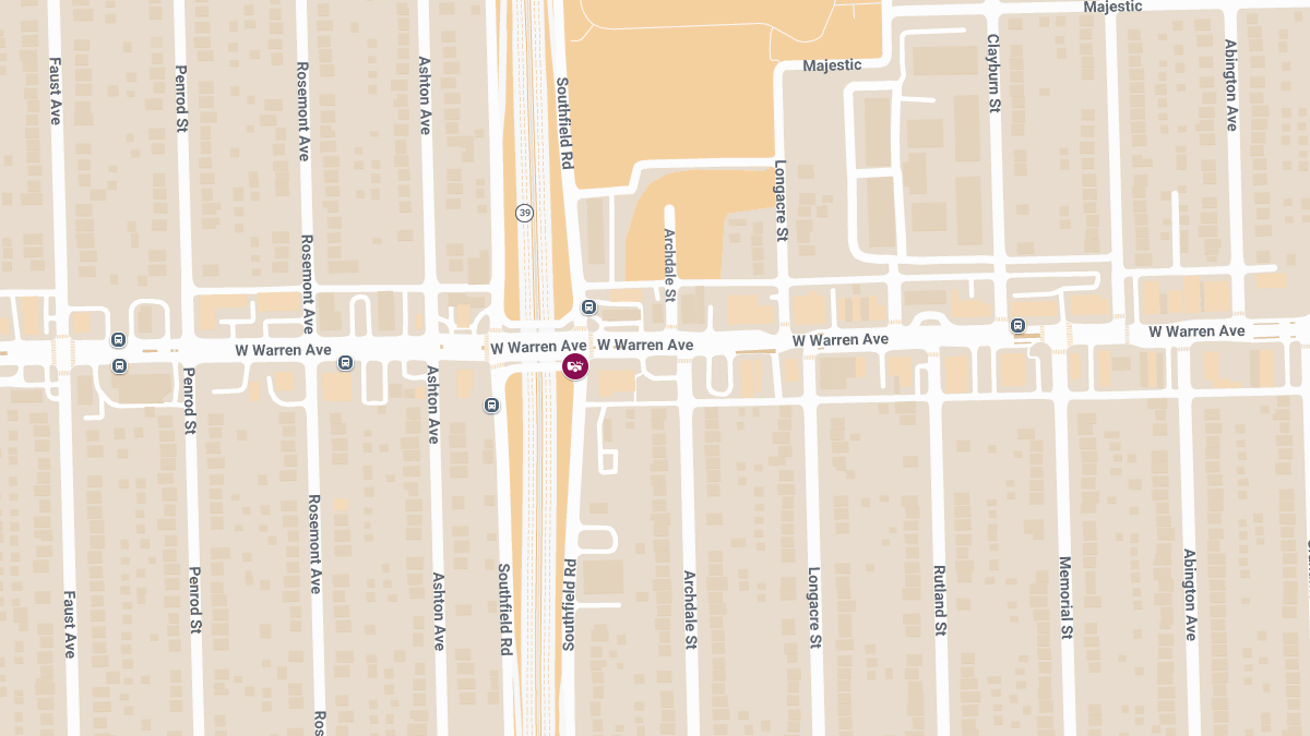 Traffic Collision With Injuries Near Southfield Rd & W Warren Ave