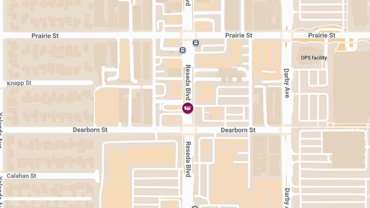 Traffic Collision With Injuries on Reseda Blvd