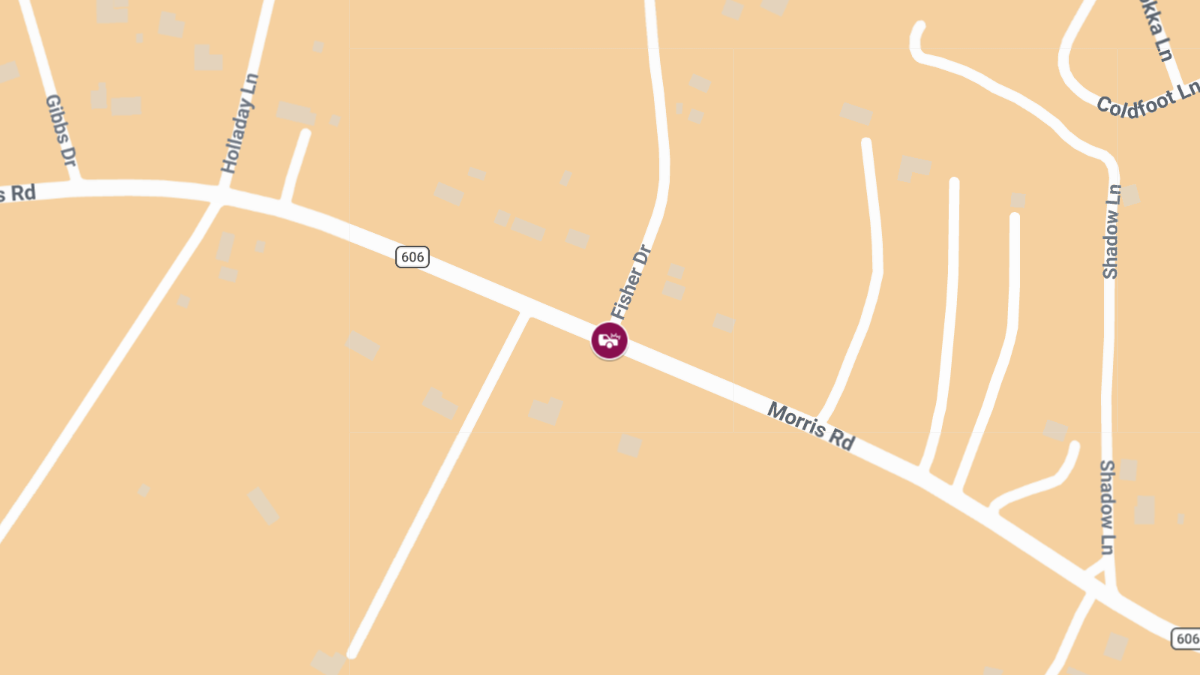 Traffic Crash Disrupts Morris Rd near Fisher Dr