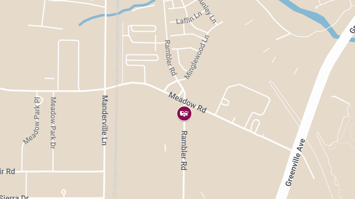 Traffic Crash With Injuries at Rambler Rd & Meadow Rd