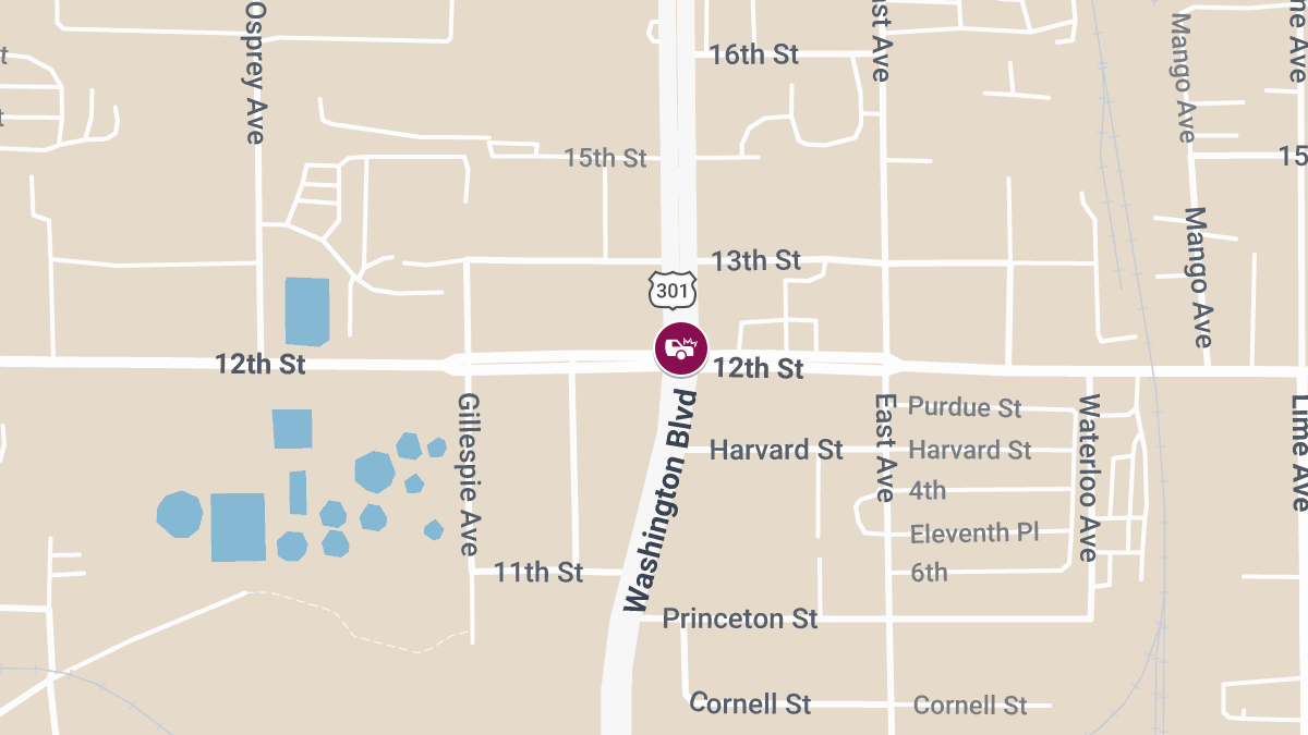 Traffic Crash With Injury Near 12th St & US 301