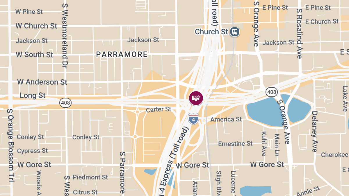 Traffic Crash With Injury Near I-4 & SR-408