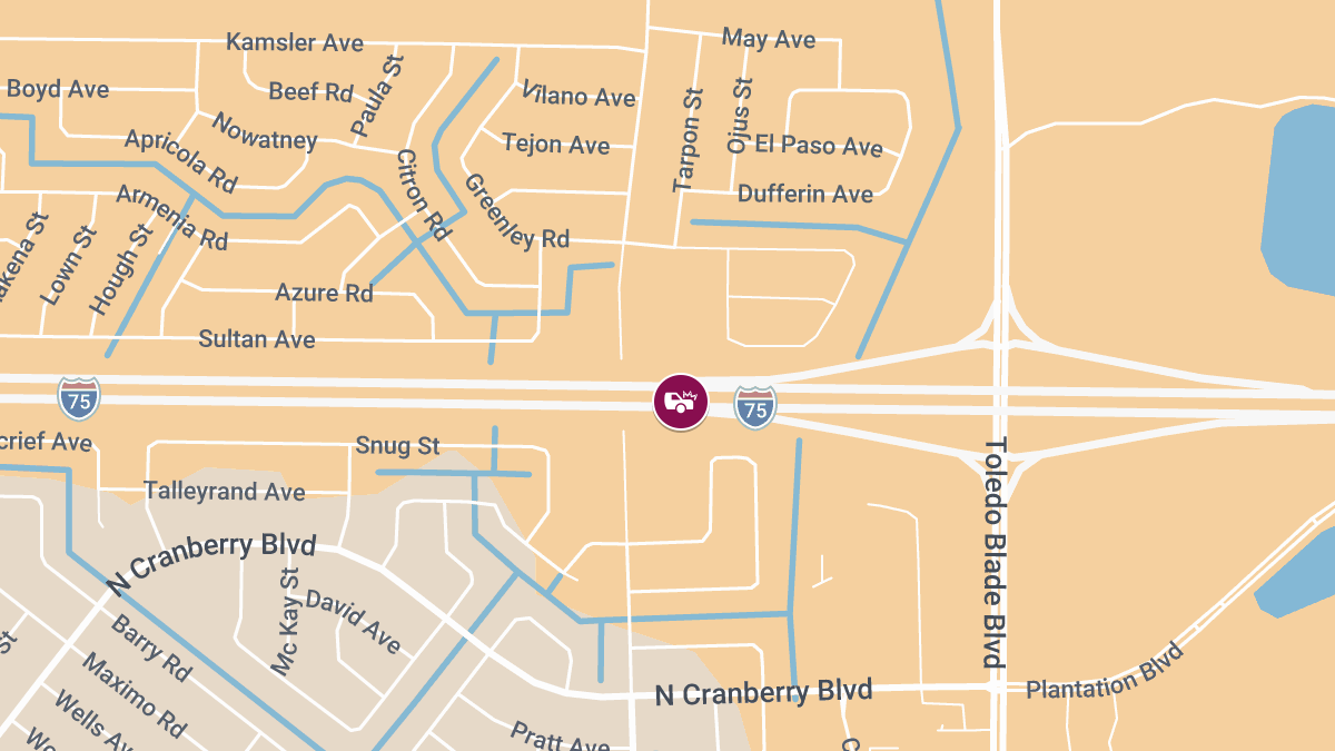 Traffic Crash With Injury Reported on N I-75